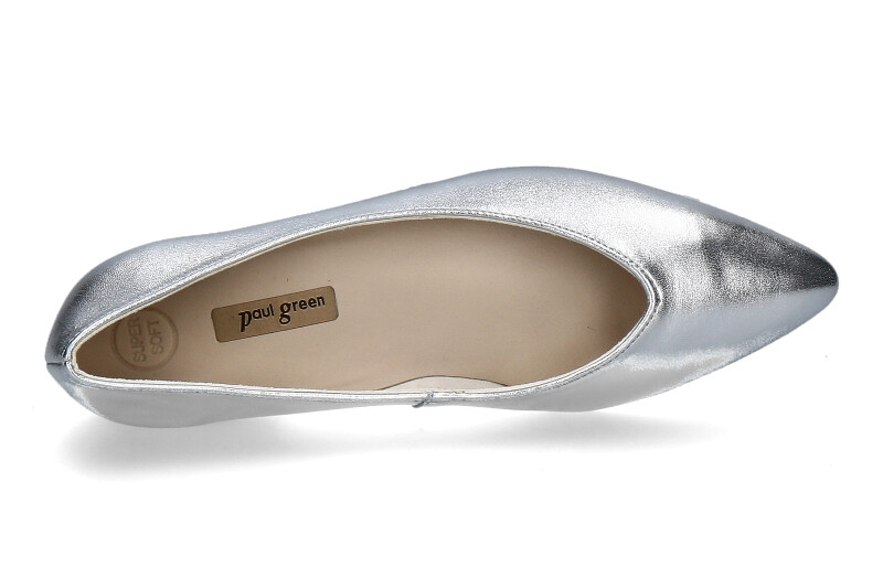 Paul Green ballerina METALLIC NAPPA- alu