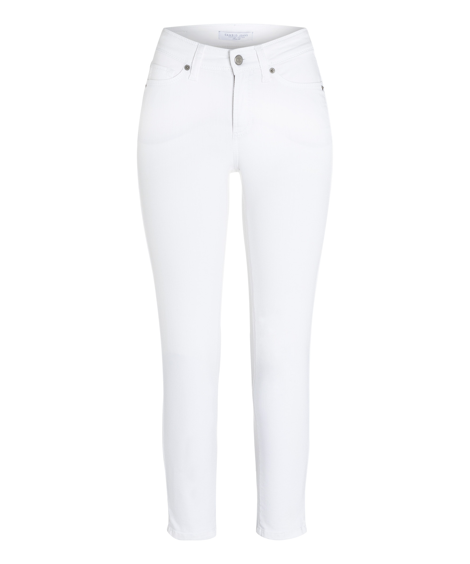 En jazz Speeltoestellen Cambio jeans Piper short SOFTWASH WHITE - Size: 44