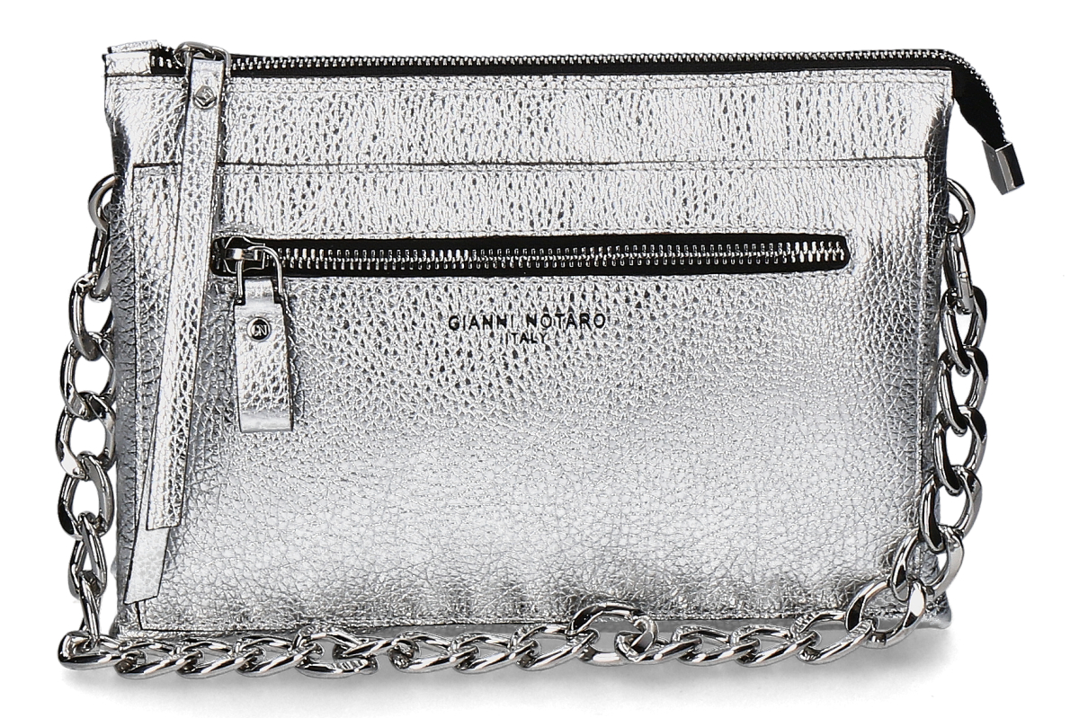 Gianni Notaro handbag- silver