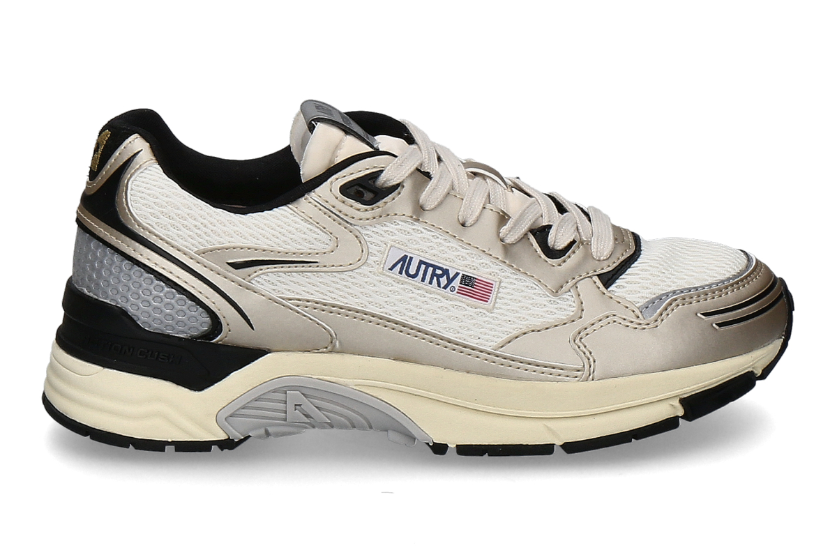 Autry women's- sneaker HYPERWAY LOW MV12- platinum/ black