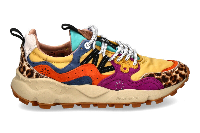 Flower Mountain Damen- Sneaker YAMANO PONY HAIR- multicolor/ violett