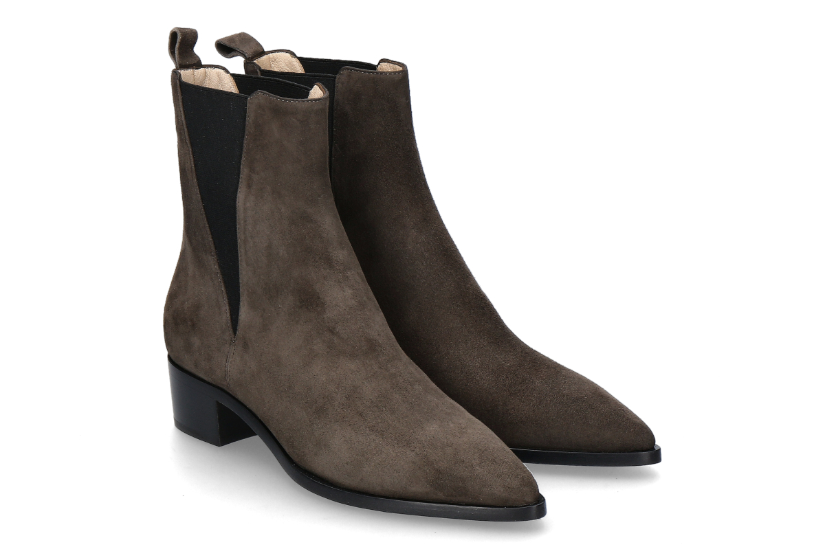 Pomme d'Or chelsea boot SYBIL REVERSE- dusty brown