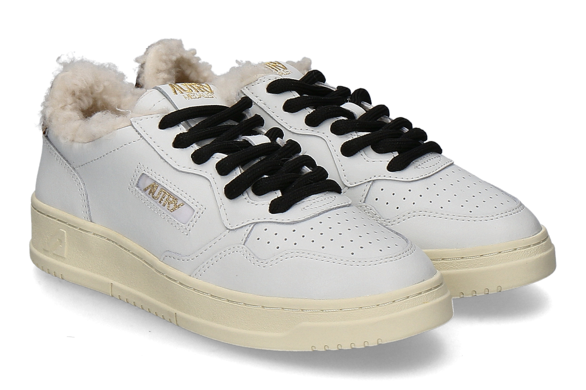 Autry women's lined sneaker MEDALIST LEO SHEARLING OC02 - White