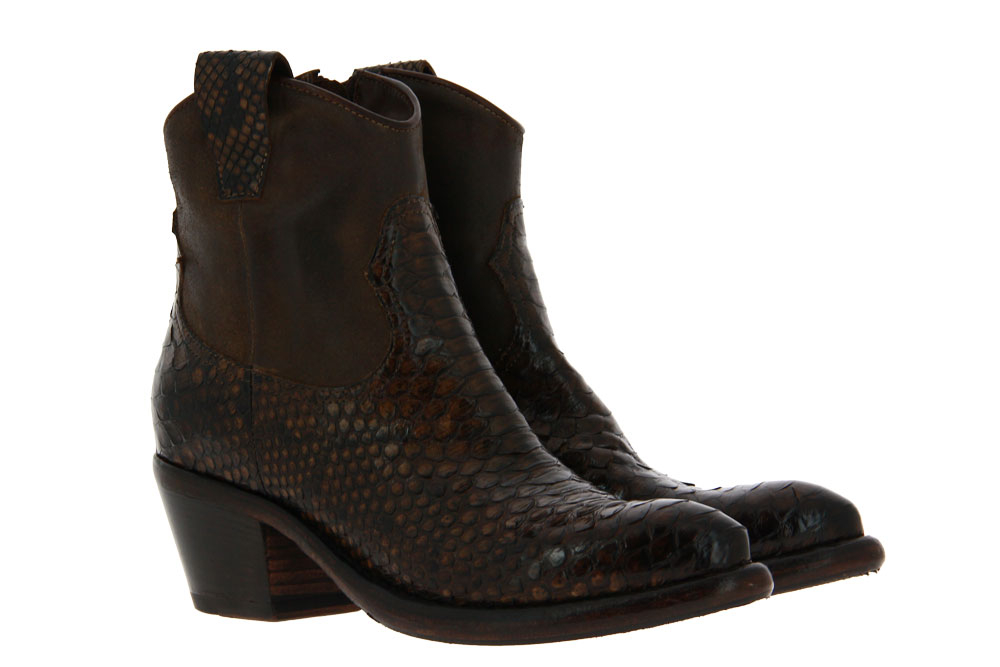 La Bottega di Lisa ankle boots PITONE T.MORO