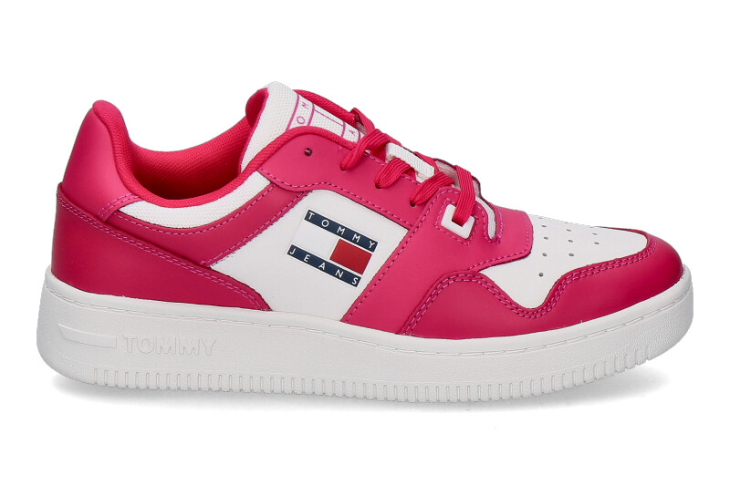 Tommy Hilfiger sneaker RETRO BASKET GYPSY ROSE- weiss/ pink