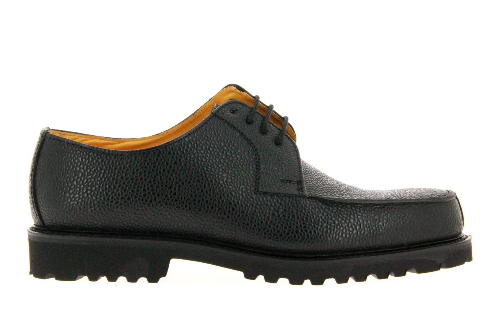 Ludwig Reiter lace-up WACHAUER SCOTCH GRAIN BLACK