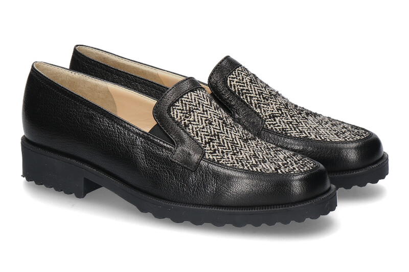 Brunate slipper DANY EPOQUE NERO BURG TALPA