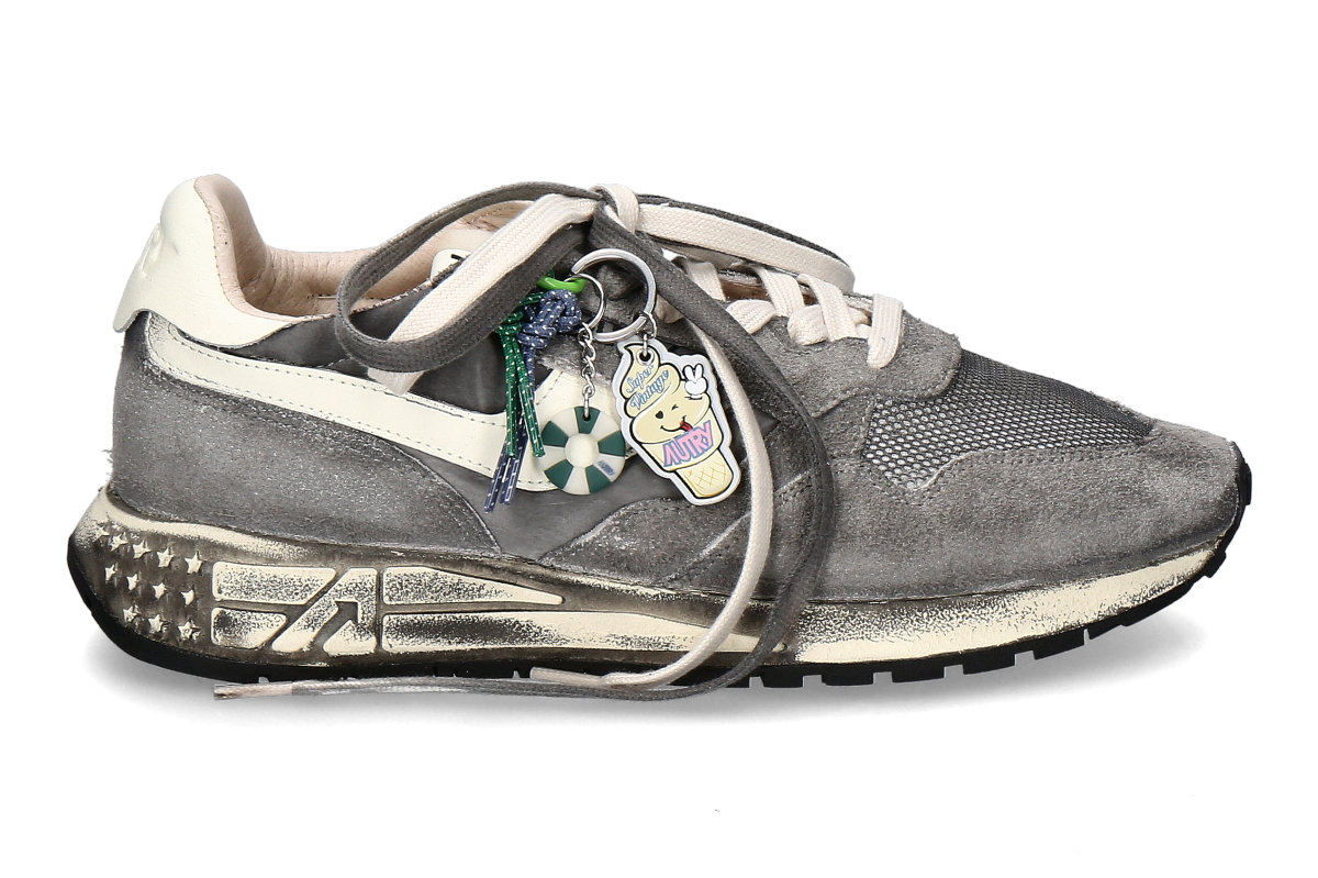 Autry men's- sneaker REELWIND SUPER VINTAGE YS07- grey/ white
