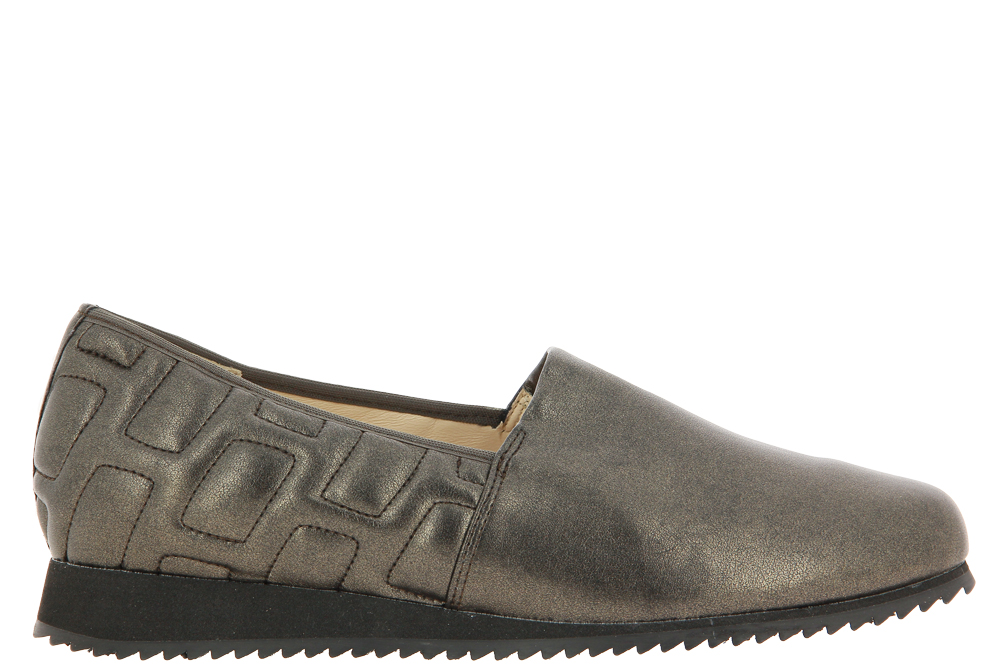 Hassia slipper PIACENZA G-WEITE PEARLSTRETCH SYNTHETIK DARKBROW