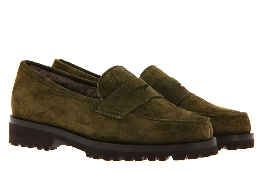 Unützer slipper lined VELOUR KHAKI