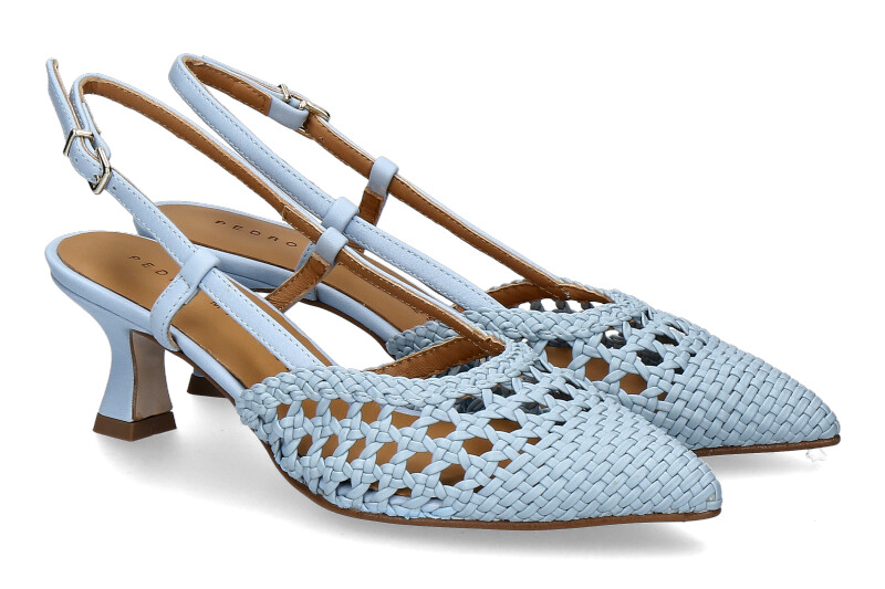 Pedro Miralles sling pumps TRENZA SKY