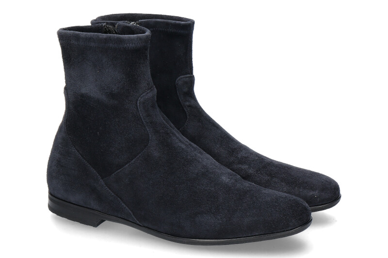 Truman's ankle boots CAMOSCIO BLU SCURO