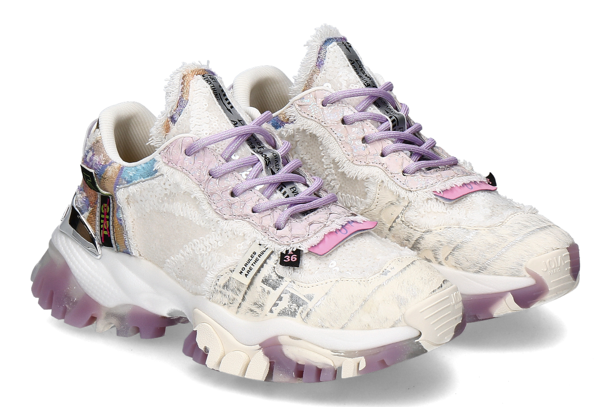 Joia Paris women's- sneaker COZY- white/ violet