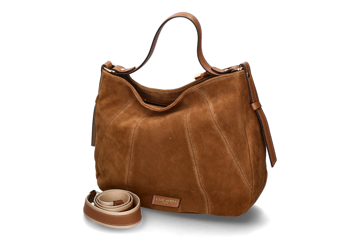 Gianni Notaro bucket bag- cuoio/ cognac brown