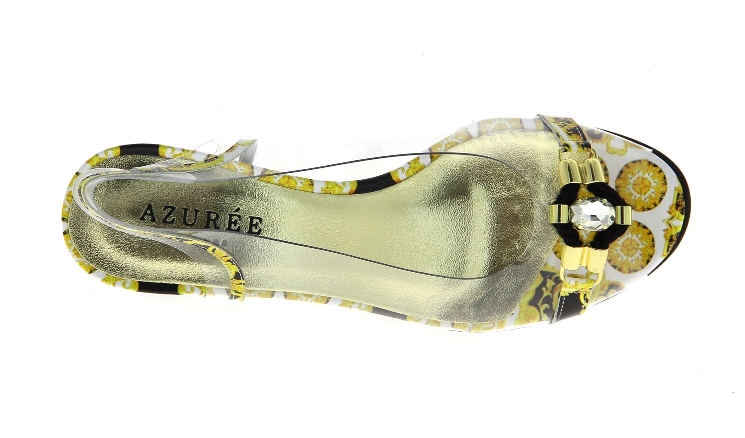 Azuree Cannes sandals NOCHU 84NC VERNIS FOULA NOIR