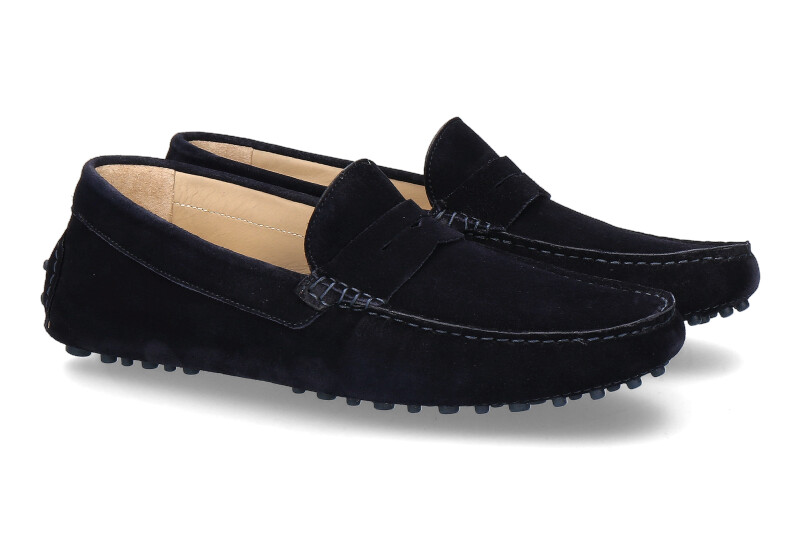 Scarparossa men's moccasins GOMERA DARK BLUE