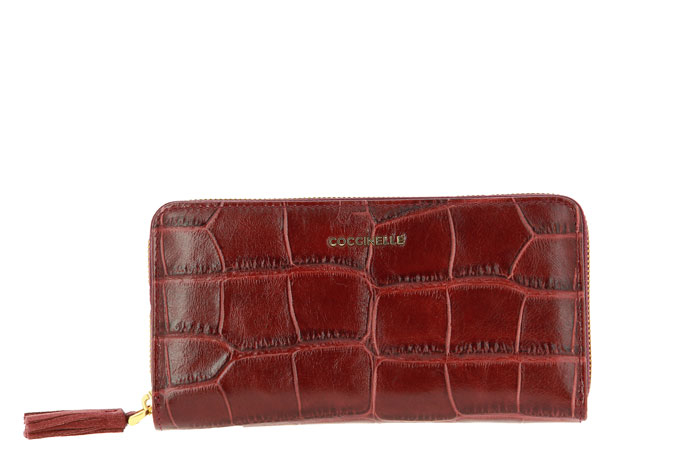 Coccinelle purse METALLIC CROCO BORDO