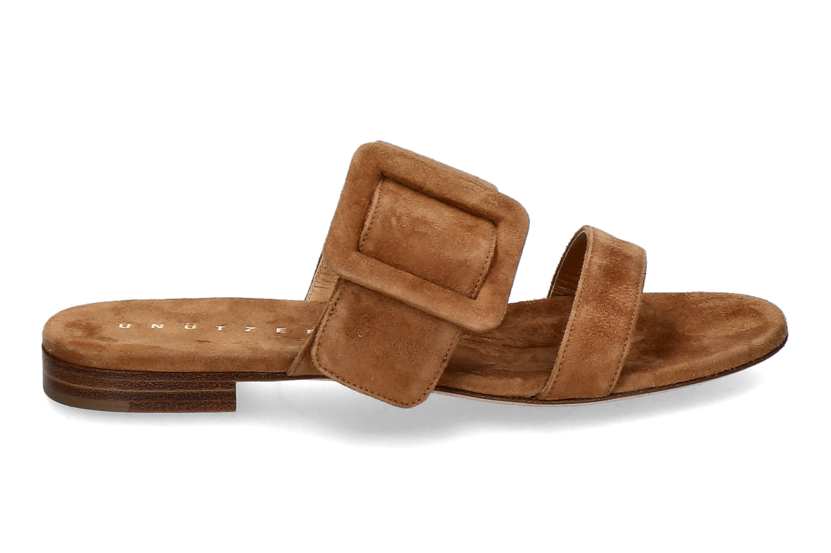 Unützer Mules CAMOSCIO- noisette/ light brown