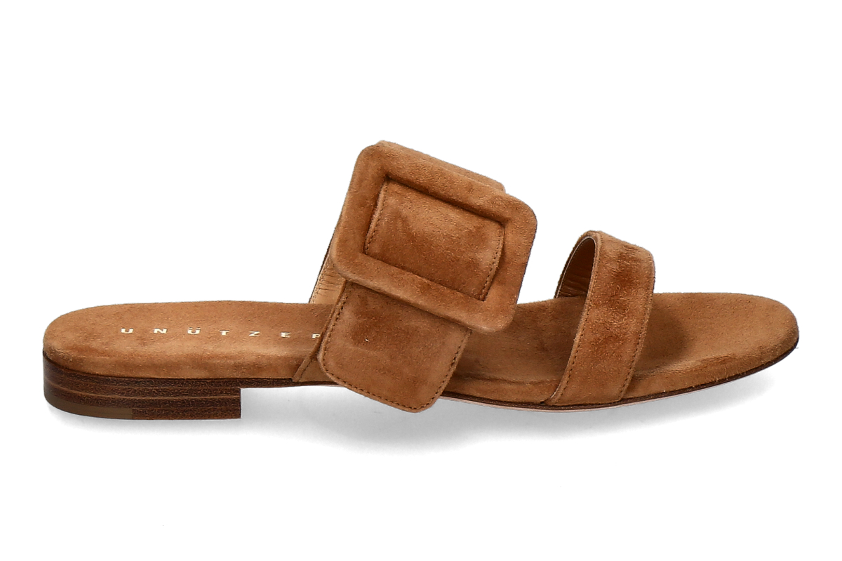 Unützer Mules CAMOSCIO- noisette/ light brown