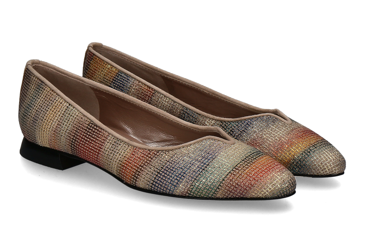 Brunate Ballerina ELLI BDAY- suede nut/ multicolor