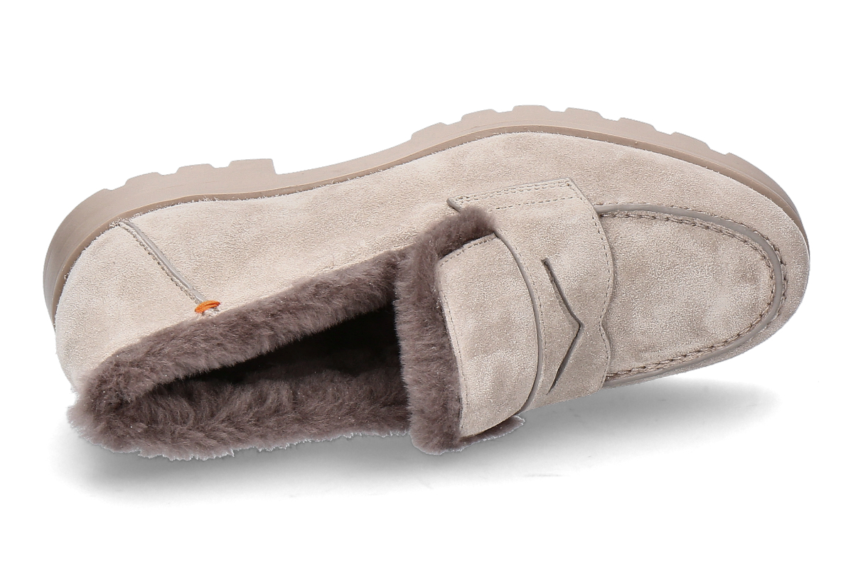 Santoni Damen- Loafer gefüttert DETR VELOURS- brown_232300075_4