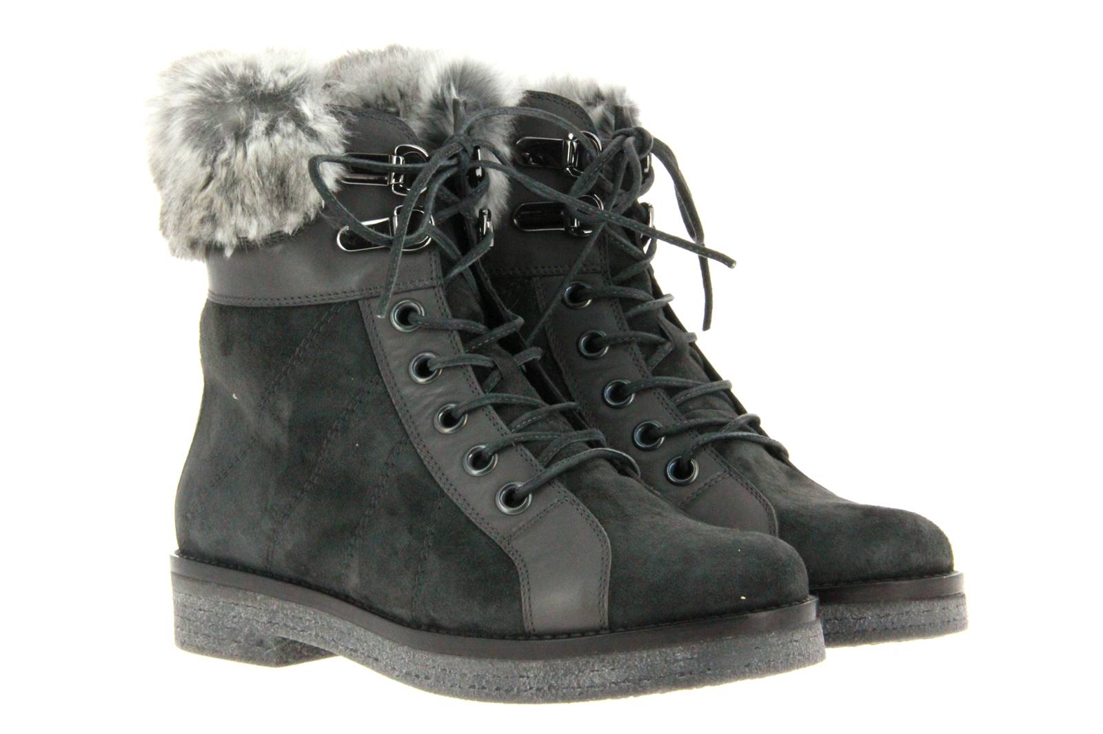 Baldan ankle boots lined CAMOSCIO ANTRACITE 