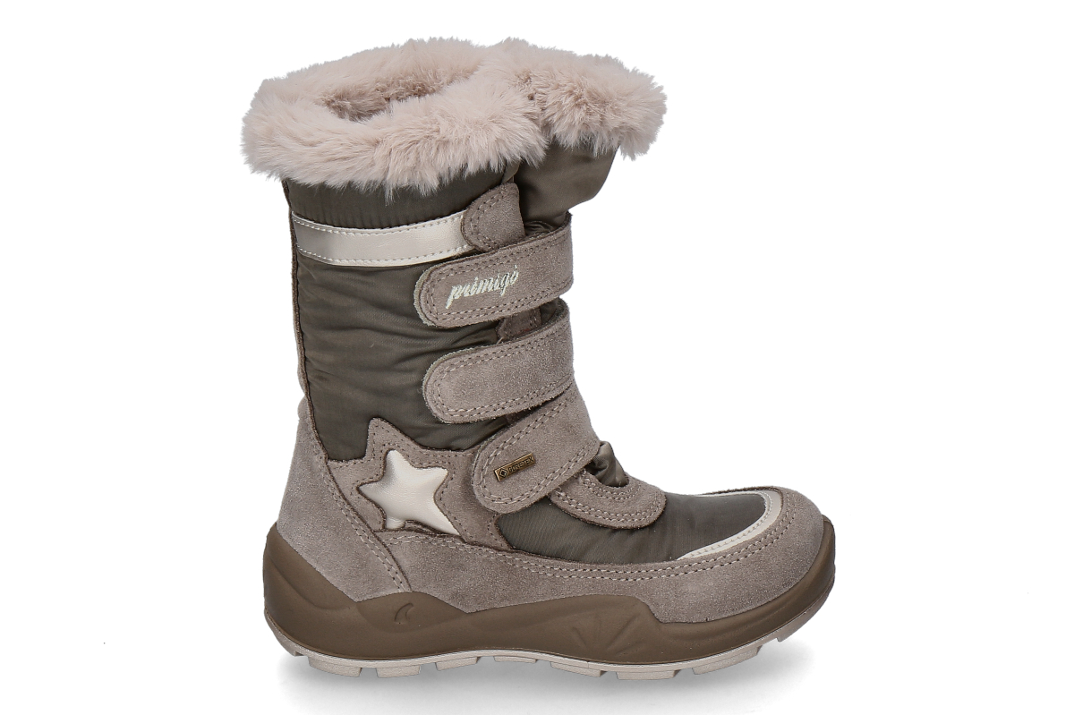 Primigi girls- boots WINGER GTX lined- marmotta pietra/ gray
