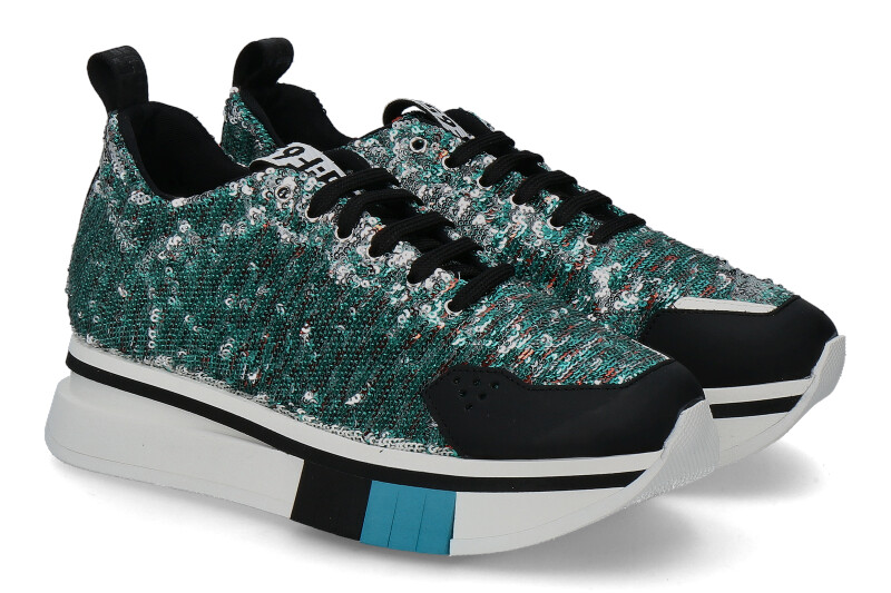 F65 women's sneaker DONNA PAILLET- mist/green