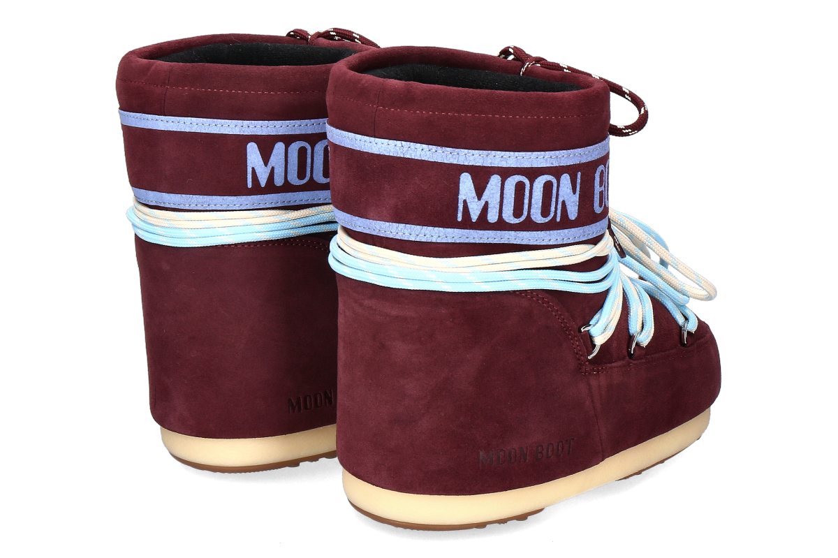 Moon Boot Bootie ICON LOW SUEDE - burgundy_263500002_2