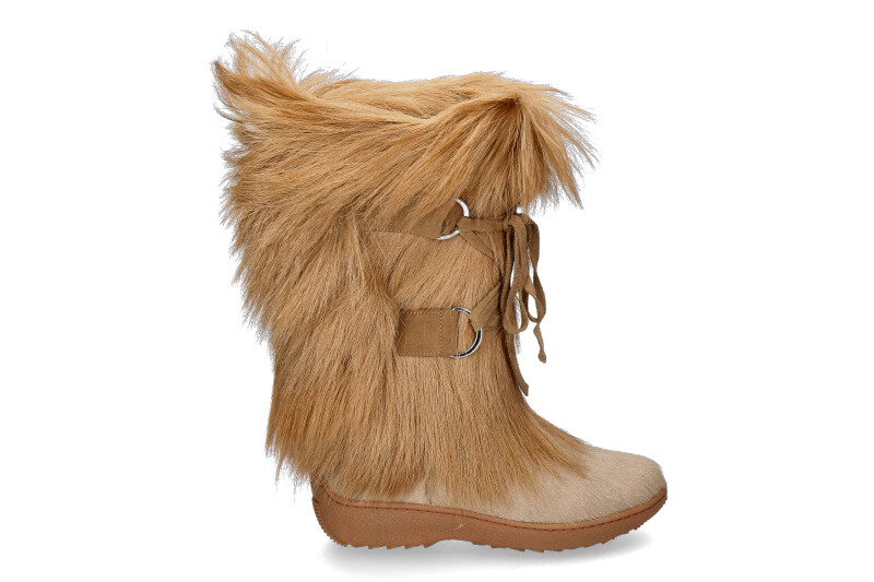 Oscar Sport fur boots ARISA BEIGE