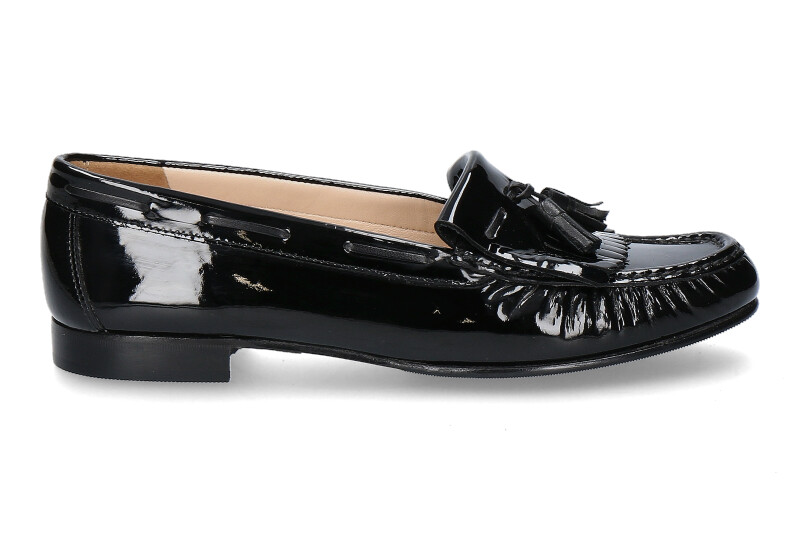 Gardenia Moccasins LACK NERO