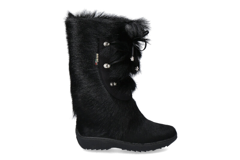 Oscar Sport fur boots CORINNE BLACK