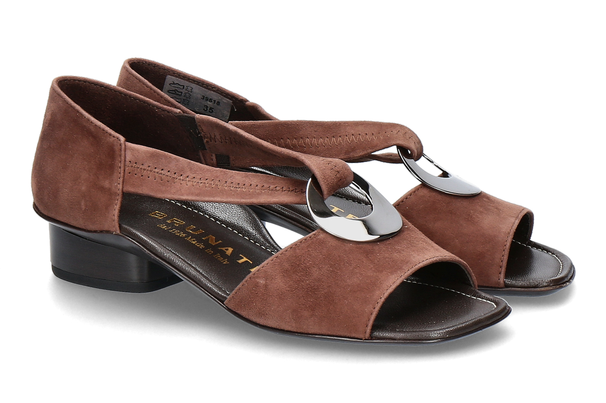 Brunate sandal ALBA CAMOSCIO- choco/ brown