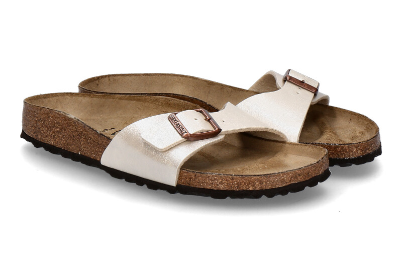 Birkenstock slip-on shoe MADRID BS SMALL WIDTH- graceful pearl white
