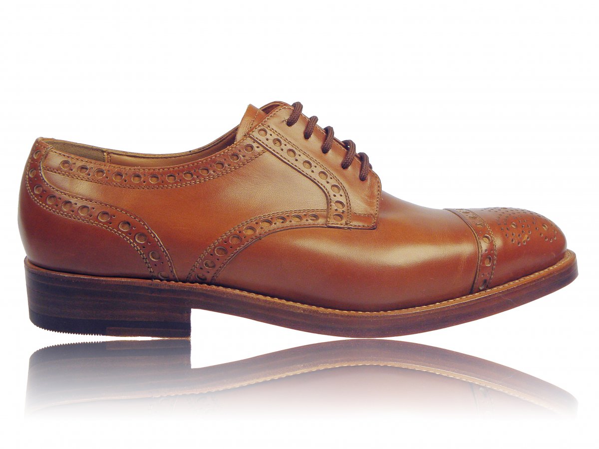 Heinrich Dinkelacker Schnürschuh LUZERN HALF BROGUE NUT-41