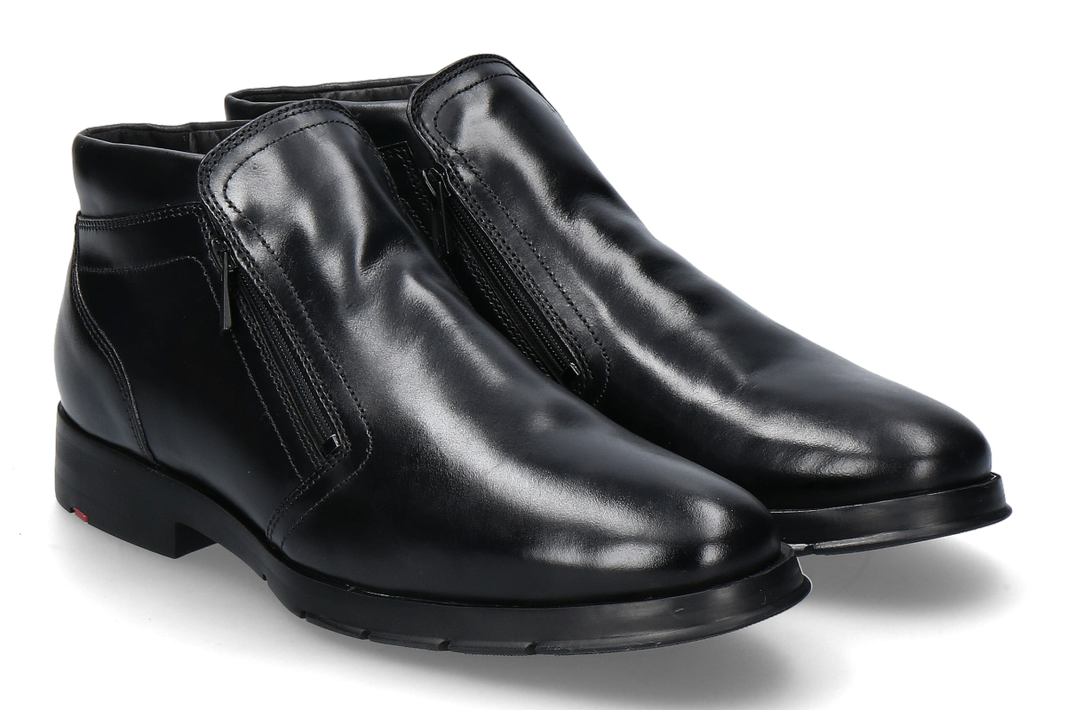 Lloyd Men’s Lined Ankle Boots EEZY PLUS – black