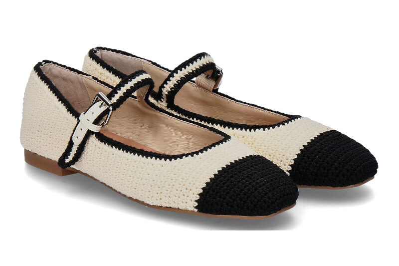 Bibi Lou clasp ballerina CIARA- blanco/white