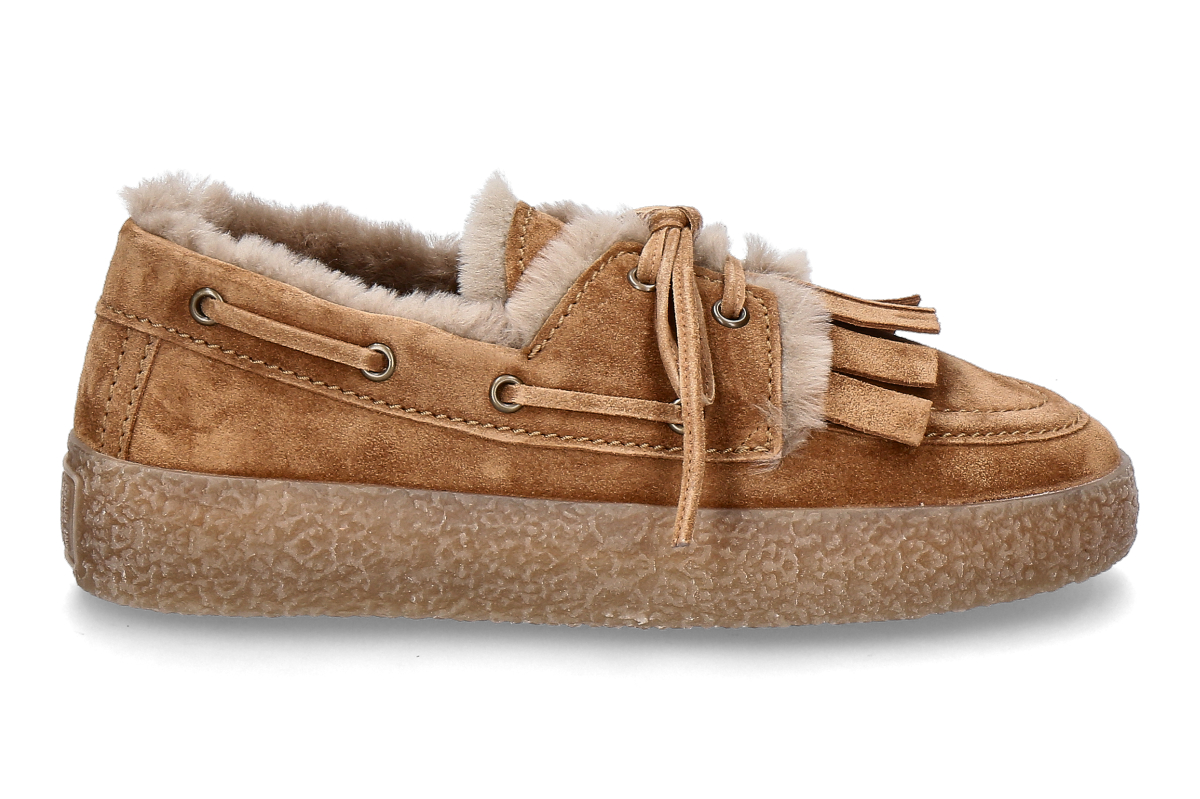 Kennel & Schmenger Schnürschuh gefüttert PIT SUEDE- caramel