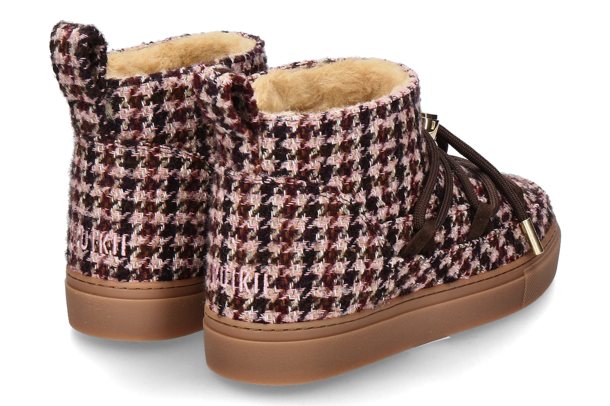 Inuikii Damen- Bootie gefüttert PLAID LOW- rose_261900021_2