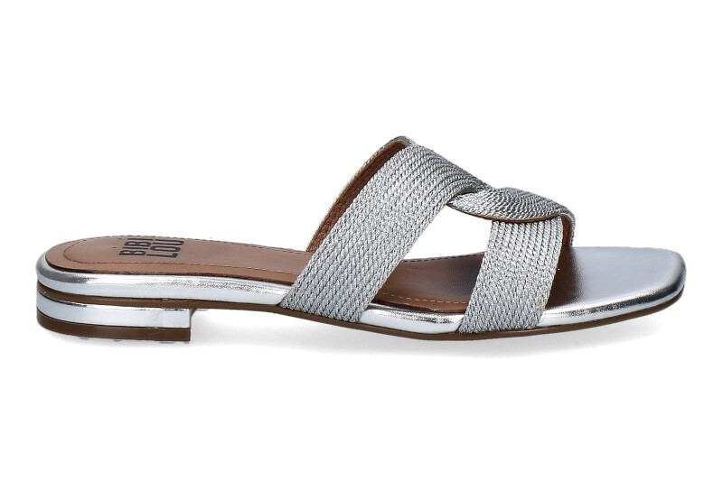 Bibi Lou mules IVANA PLATA SILVER