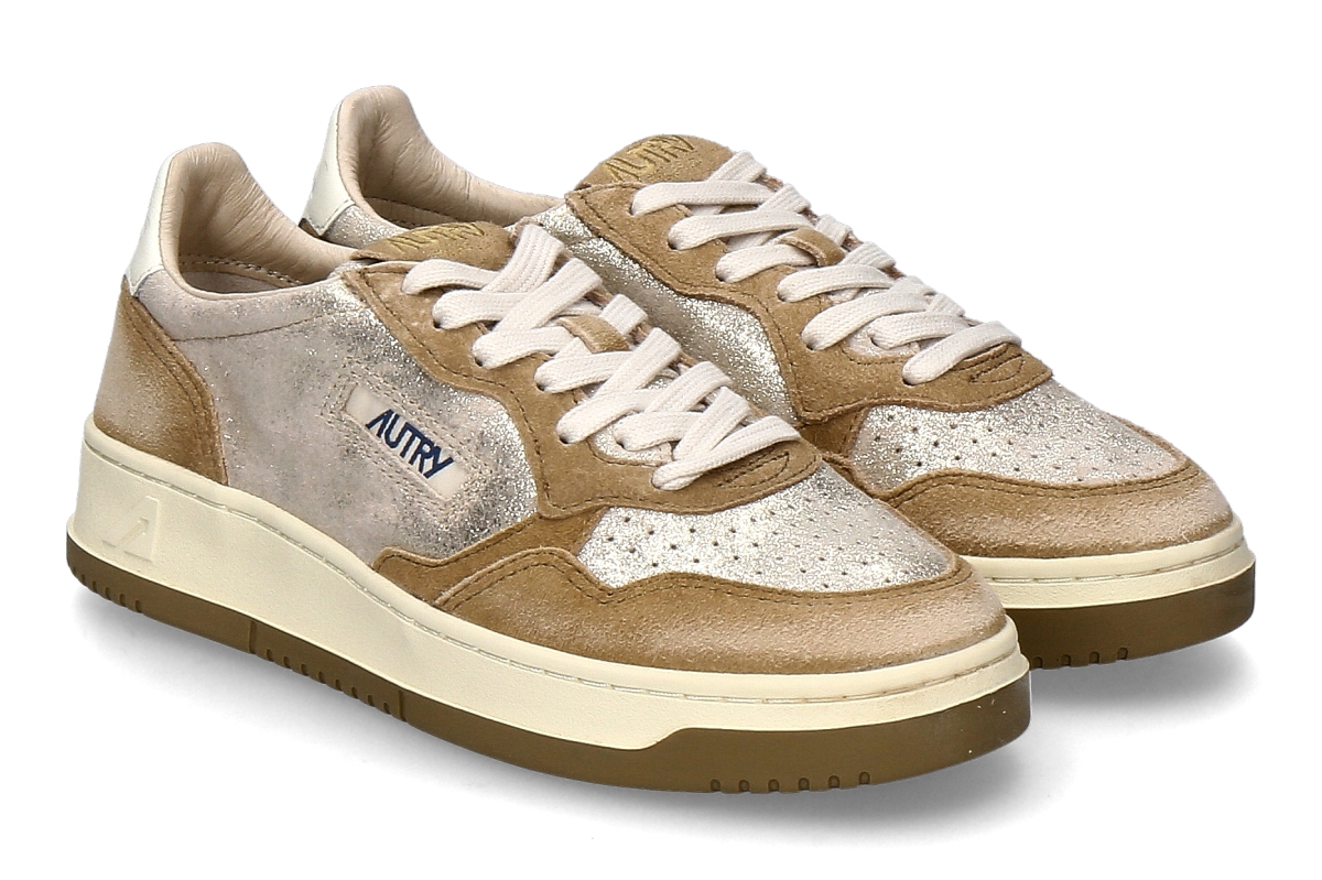 Autry women's- sneaker MEDALIST LOW YB01- beige/ platinum