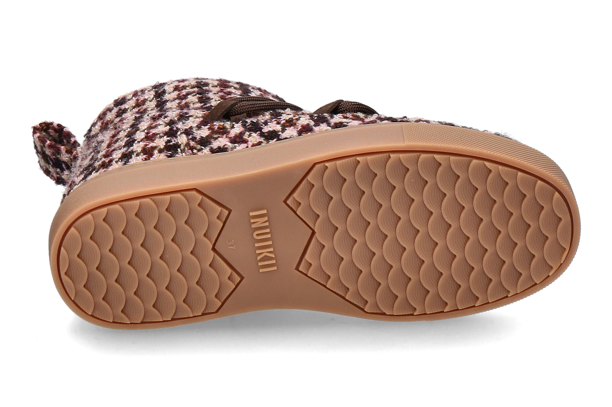 Inuikii Damen- Bootie gefüttert PLAID LOW- rose_261900021_4