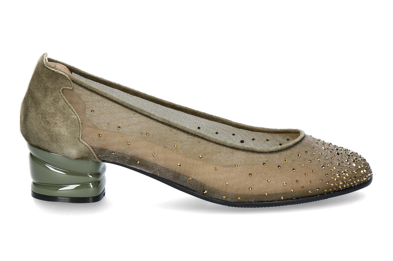 Fernando Pensato pumps GRACE MILITARE CAMOSCIO KAKY