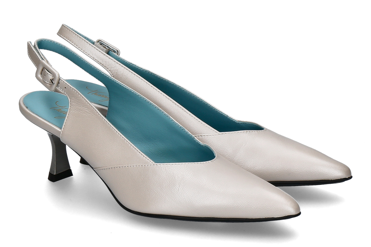 Thierry Rabotin Slingback Pumps REIMS NAPPA TAFETTAS- light ivory/ beige