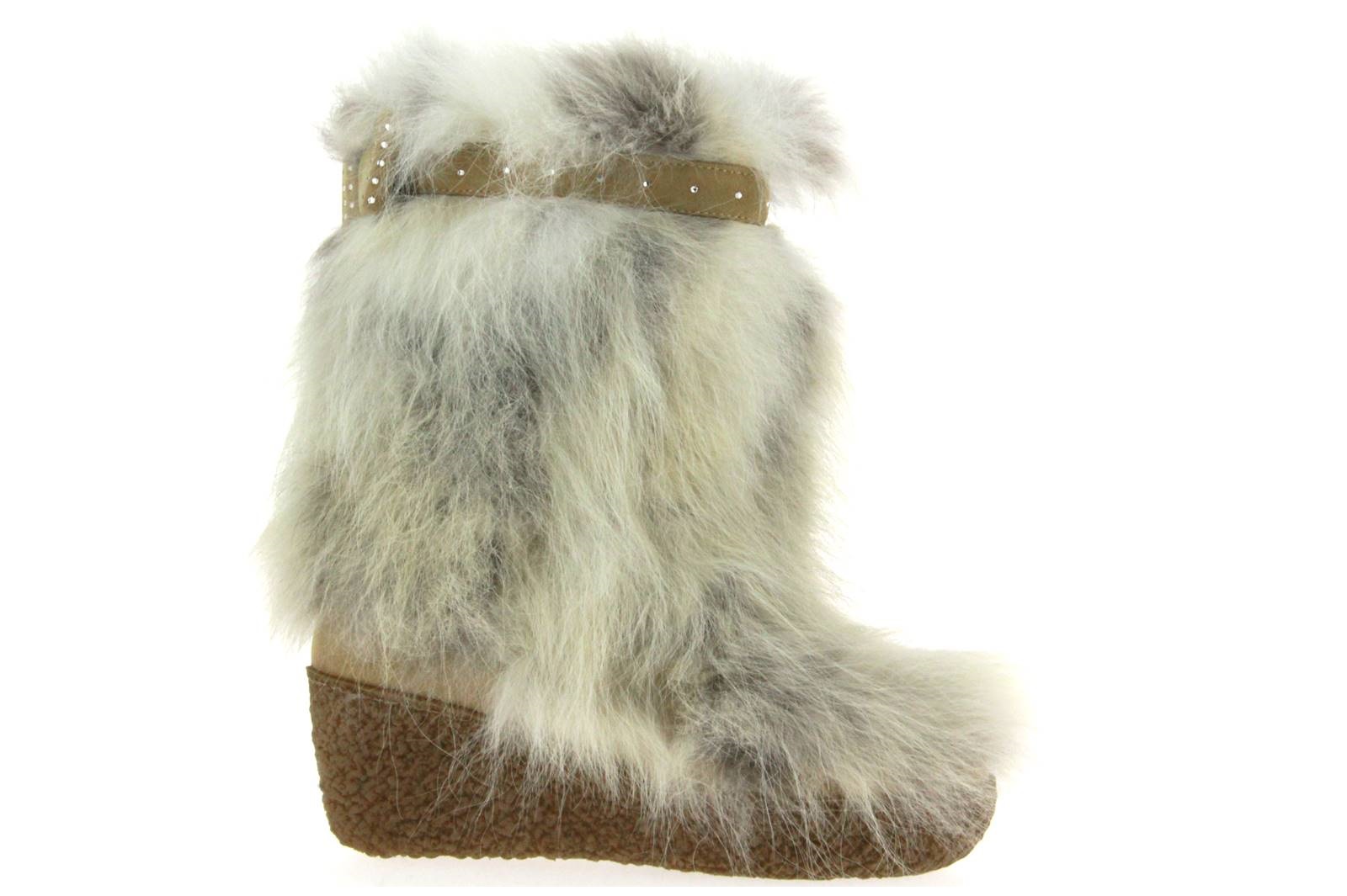 Diavolezza fur boots COYOTE