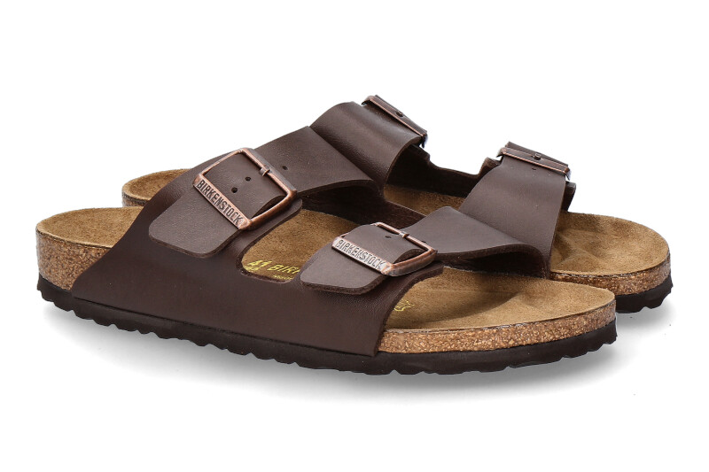 Birkenstock mules ARIZONA SCHMAL BIRKO-FLOR Braun