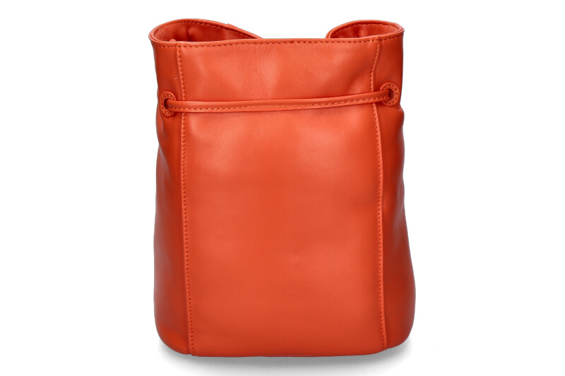 La Carrie pouch bag DECCAN GINGER LEATHER ORANGE