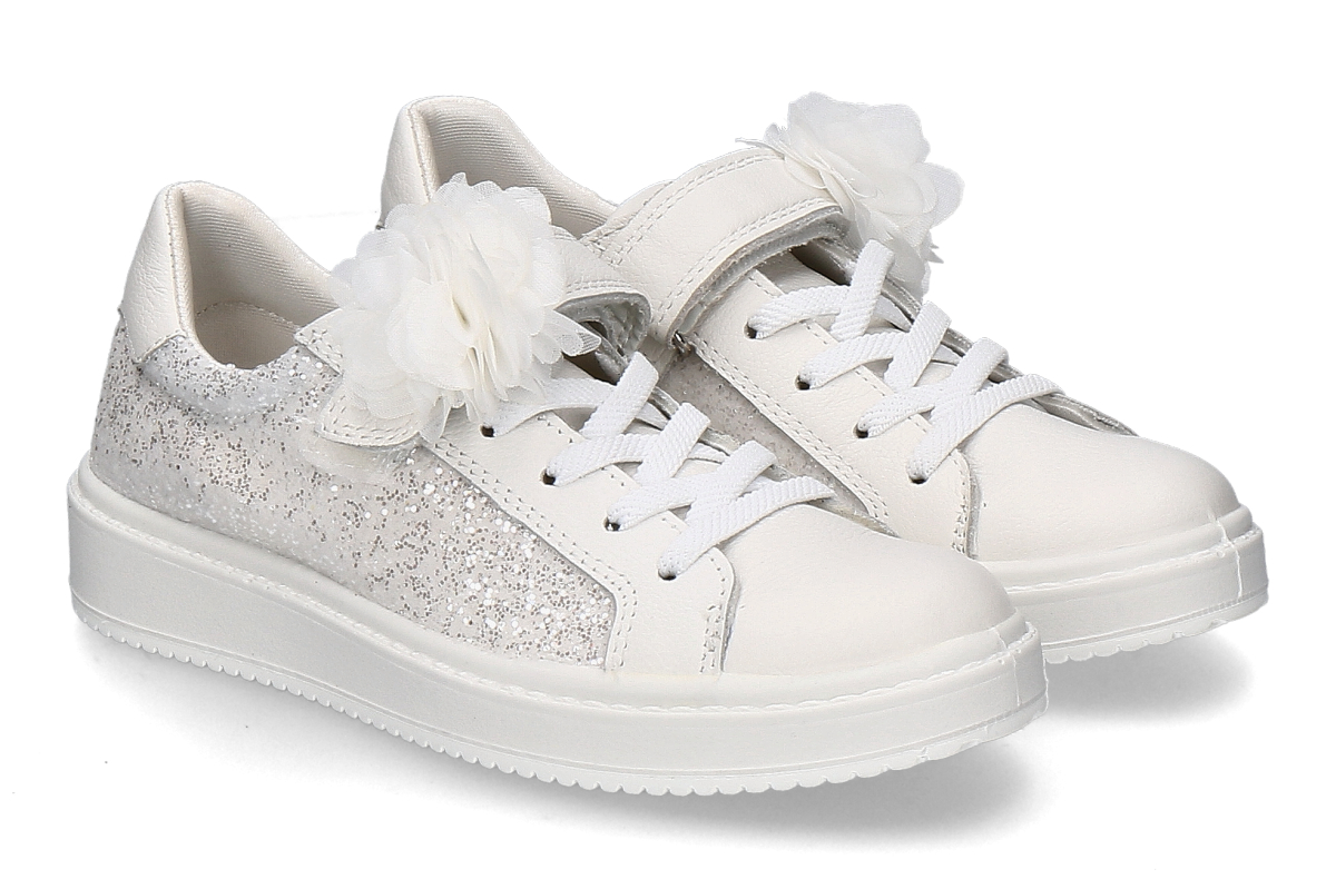 Primigi girls- sneaker FLORA GLITTER- bianco/ white