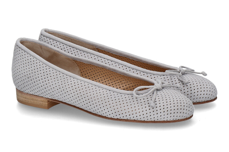 ScarpaRossa Ballerina CAMOSCIO PERLA