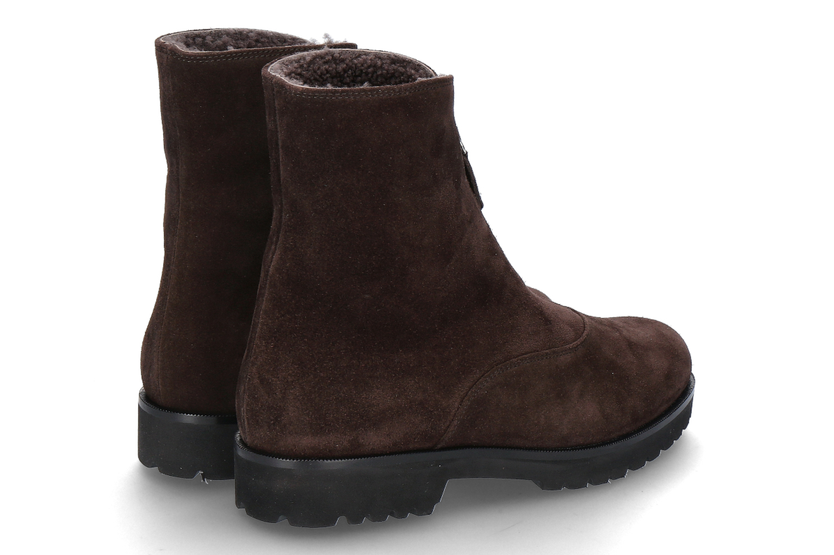 Unützer Stiefelette VELOUR- 49 chocolate_252300043_2